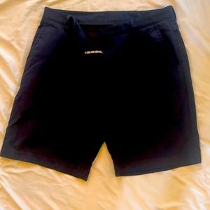 Mens Adidas Navy with white stripes Golf Shorts Size 34